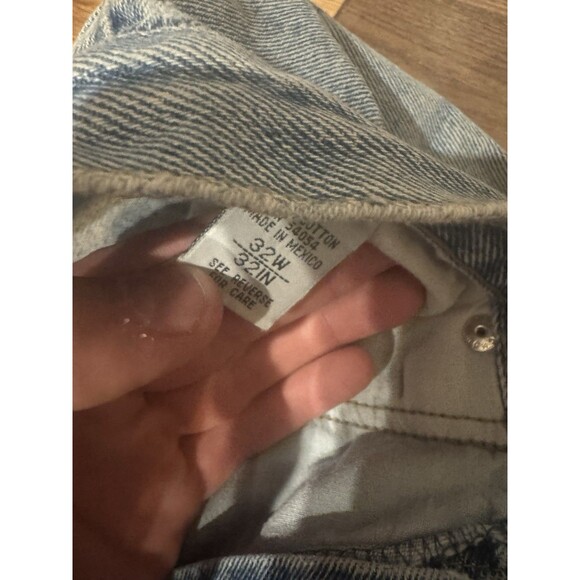 VTG Bugle Boy Jeans Mens 32x32 Blue Denim 7M Loose Baggy Skater Grunge 90s READ! - Picture 7 of 7